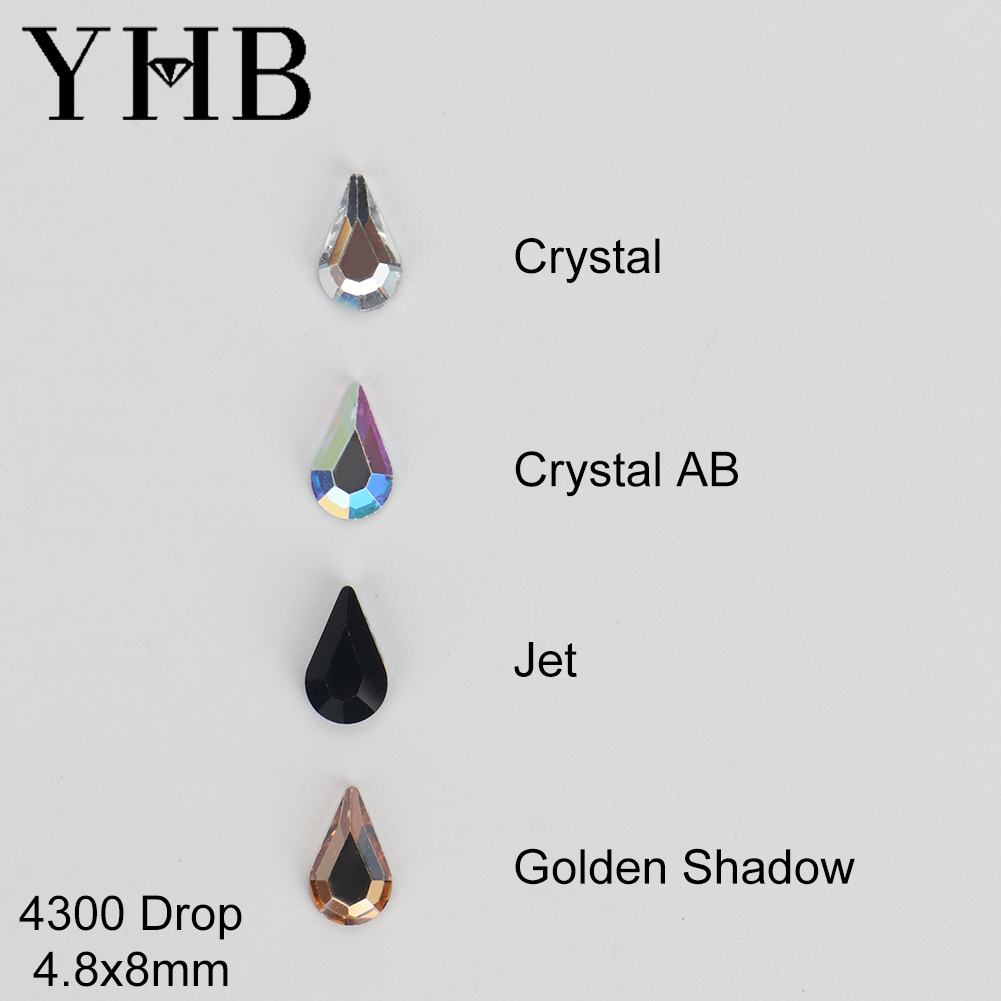 Platinum 8280 - YHB Simli Kristal Cam Strass Düz