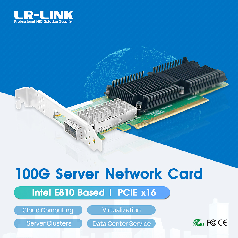 100Gbe Qsfp28 Network Card - LR-LINK 1019PF-QSFP28 PCIe x16 100G Ağ