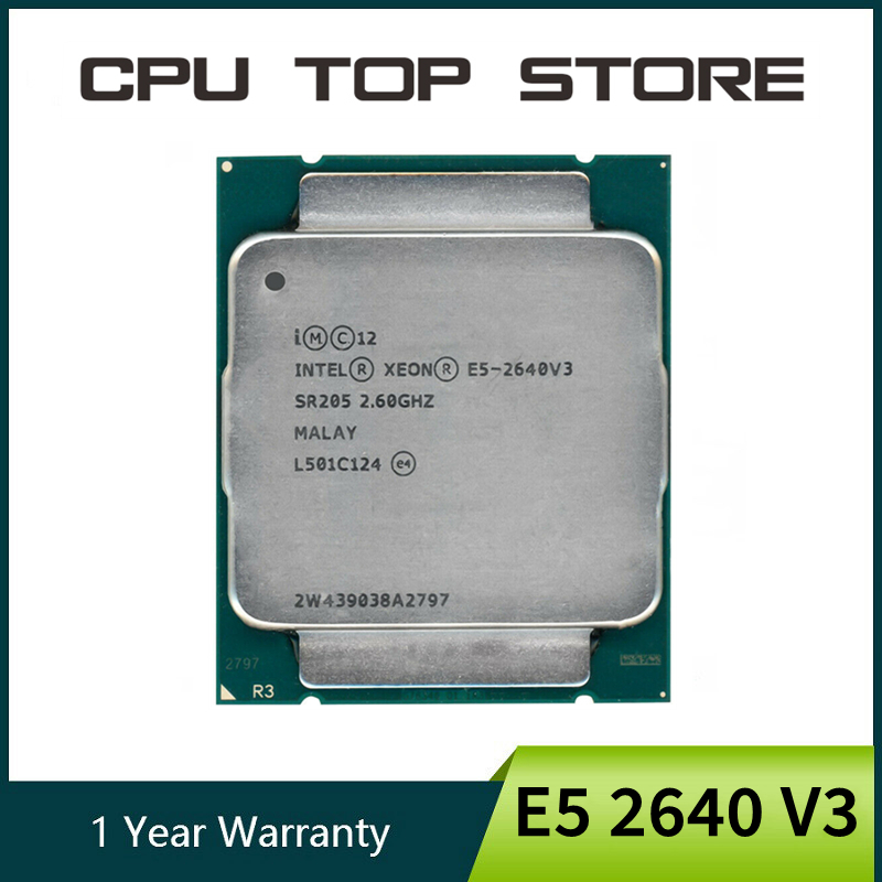 Intel Xeon E5 2640 V3 2640V3 2 - Gold 6248R incelemesi ve fiyatı