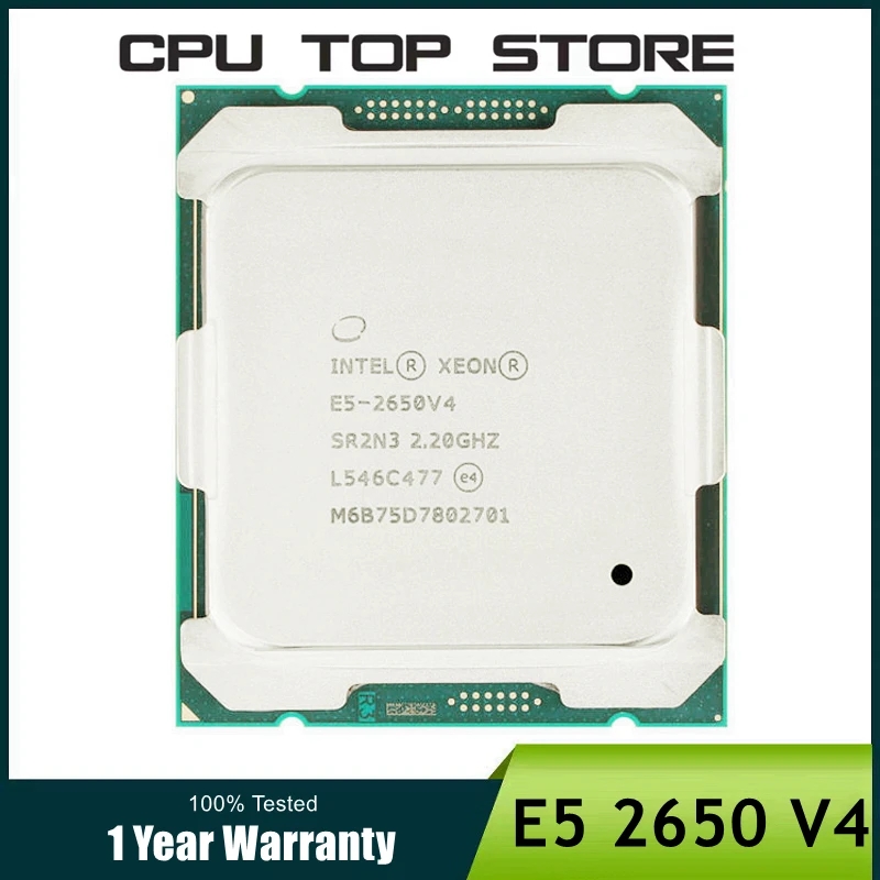Intel Xeon E5 2650 V4 2650V4 S - Gold 6248R incelemesi ve fiyatı